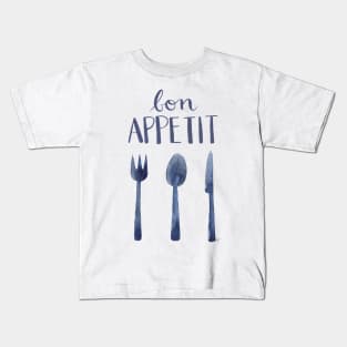 Bon Appetit - Blue Kids T-Shirt